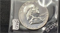 1961 Silver Proof Franklin Half Dollar