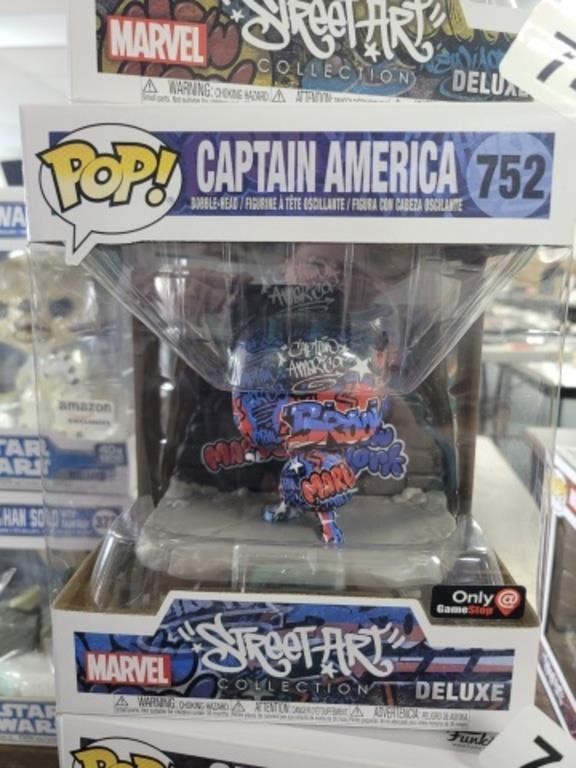 MARVEL POP CAPTAIN AMERICAN #752, NEW IN BOX