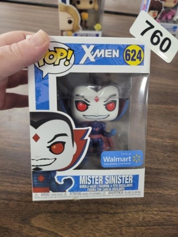 MARVEL POP MR. SINISTER #624, NEW IN BOX