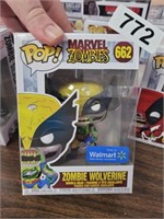 MARVEL POP ZOMBIE WOLVERINE, #662, NEW IN BOX