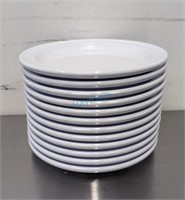 5.5" AS NEW WHITE MELAMINE BREAD PLATE, DP-505