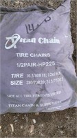 NEW TIRE CHAINS 10.5X80R18 UP TO 315/75D15