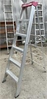 6 foot Aluminum Step Ladder *C.  NO SHIPPING