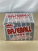Fleer 1989 baseball logo stickers and updated