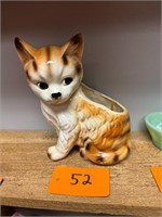 Vintage Cat Planter