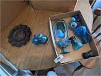 Blue Boy Girl Bookends, Vase, Other