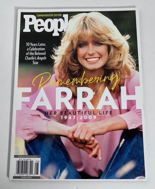 Two Farrah Fawcett Commemorative People magazines