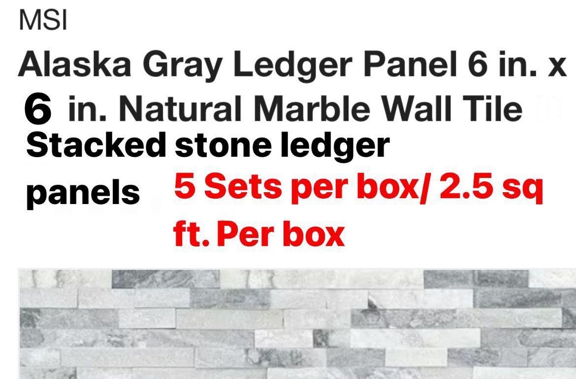Alaska Gray Ledger Panel