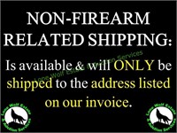 SHIPPING OF ALL ITEMS NOT FIREARMS