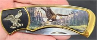 Save The Eagle Franklin Mint Collector Knife, Case