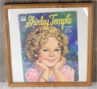 Framed Shirley Temple Paper Doll Book