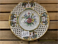 ITALY BENRELE HAND PAINTED PLATTER