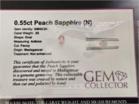 .55ct Peach Sapphire (N)