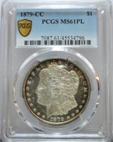 1879-CC Morgan, PCGS MS61PL