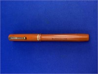 1920's 3-25 Coral Sheaffer flat-top fountain pen