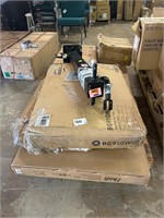 pallet of miscellaneous items