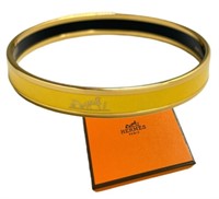 Hermes Enamel Bangle Bracelet