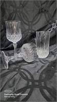 Stunning 3 piece crystal drinking glasses lot
