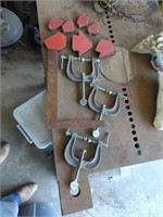 Clamps and welding arrows