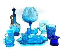 Assorted Blue Glass