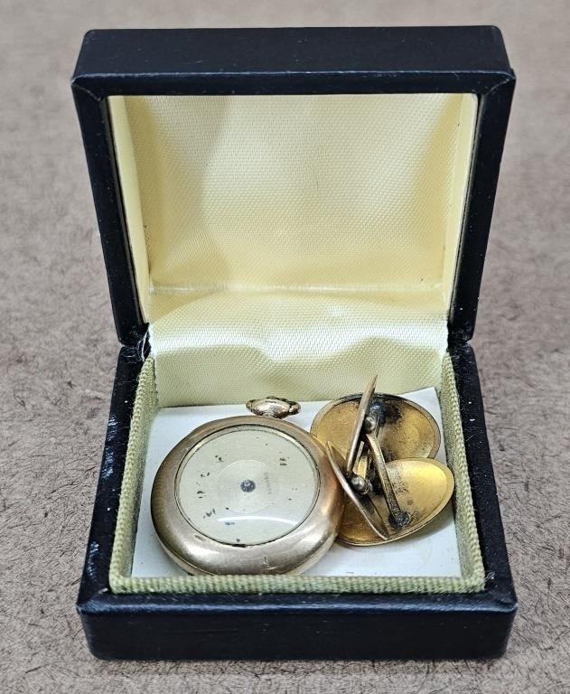 1920s Pocketwatch & Cuff Links