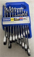 Kobalt ratcheting combination wrench set