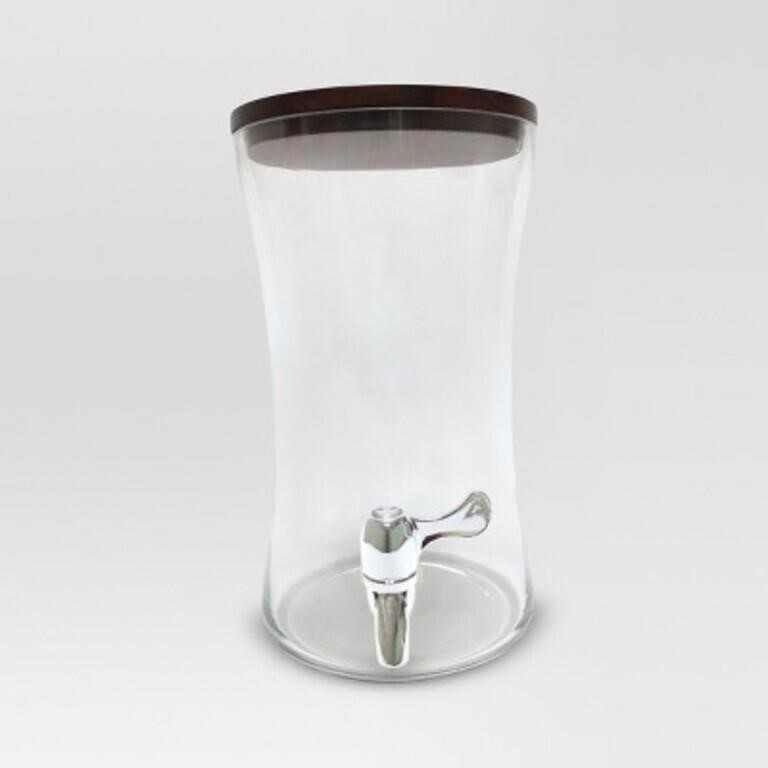 5.8L Glass Beverage Dispenser with Lid