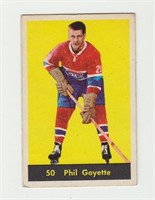 1960 Parkhurst Phil Goyette Hockey Card