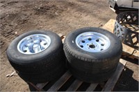 (4) 225/75R15 Tires on Rims