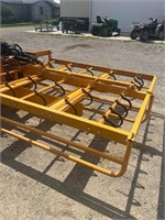 New Land Honor 10 Bale Grapple Accumulator, Skid