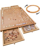 Spinning 1500 Piece Puzzle Board with Drawers -