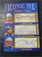 Iconic Ink Joe Montana, Peyton Manning & Tom Brady