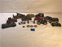 Lot of Vintage Toy Vehicles