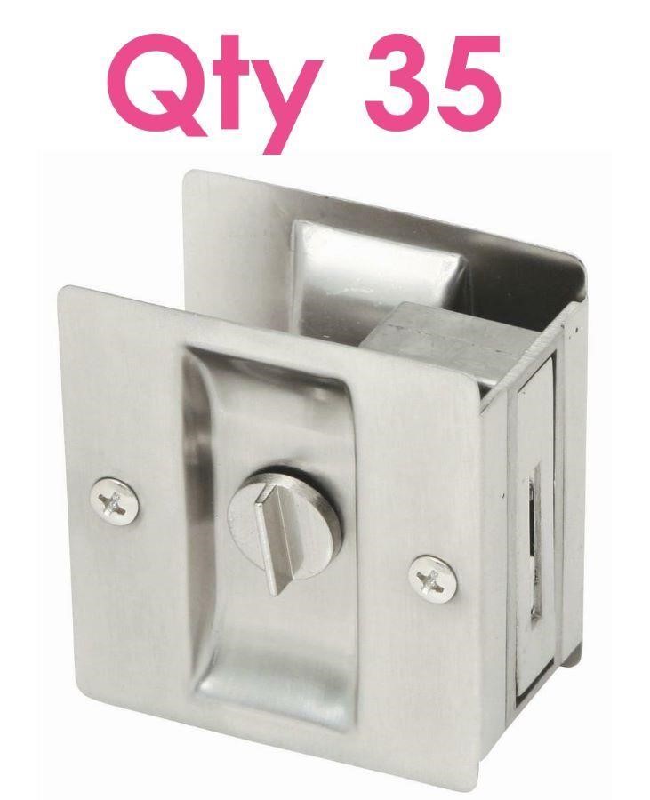 Qty 35-Pamex Pocket Sliding Door Privacy Lock