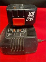 Craftsman 7.2-24 volt charger with 12 volt battery