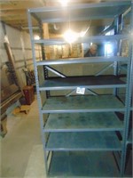 metal shelving unit