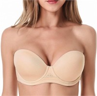 NEW $40 36C Bra Full Figure Underwire Beige