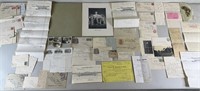 1800s-1900s Ephemera w/ Receipts