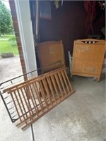Vintage baby crib