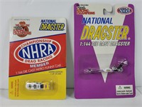 Mini racing champions funny car and dragster