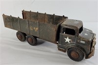 Vintage Marx Lumar military truck.