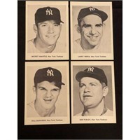 (5) 1960's Ny Yankees Baseball Picture Pack Photos