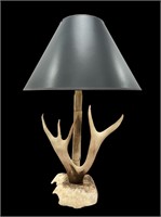 Rustic Antler Table Lamp