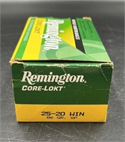 Remington 25-20 Win Ammo (Full Box)