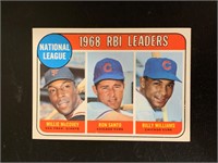 1969 Topps McCovey Williams Santo National RBI Lea