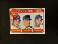 1969 Topps Carl Yastrzemski American Batting Leade