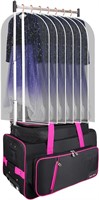 $146  23in Dance Bag w/ Garment Rack - Pink