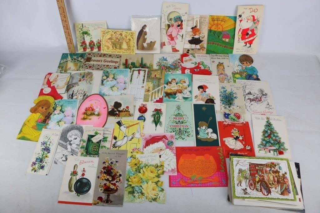 Lot of Vintage Greeting Cards WOW