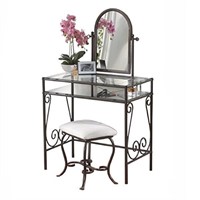 Clarisse Traditional Adjustable Mirror Vanity $172