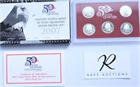 2007 SILVER PROOF QUARTER SET